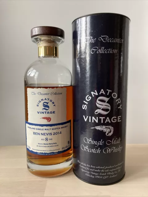 Signatory Vintage Ben Nevis Single Malt 8y Anbruchflasche 2014/2023 - 46,0%