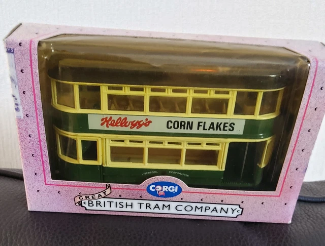 Corgi 97296 Great British Tram Co Liverpool Corporation Tram 19 Pier Head