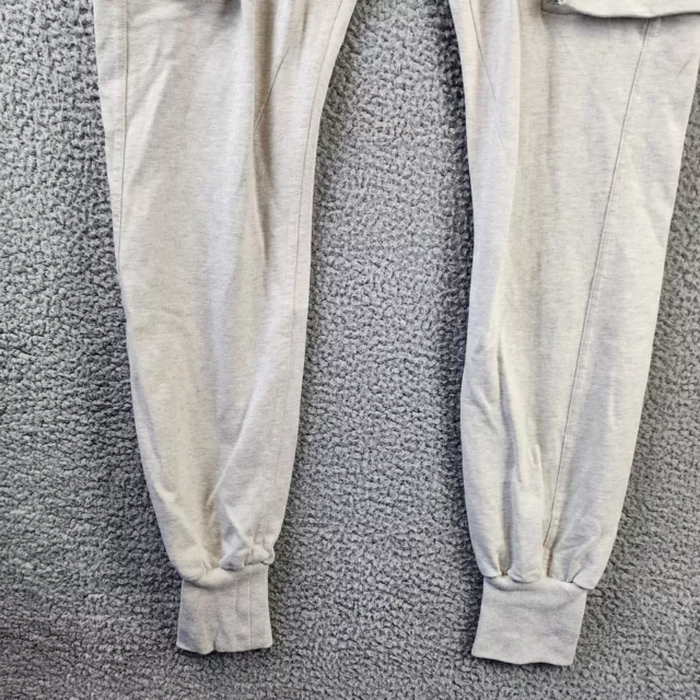 DRKSHDW Rick Owens Drawstring Cargo Jogger Pants Men's Large Milk Melange 3