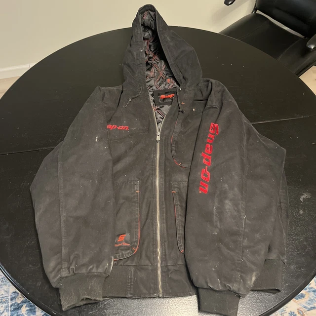 SNAP ON TOOLS WORK Hooded Jacket Limited Edition Canvas Mens Sz