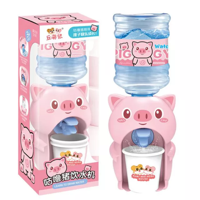 1Pc Kids 8*23cm Mini Cartoon Drink Water Dispenser Toy Kitchen Play House To-EL