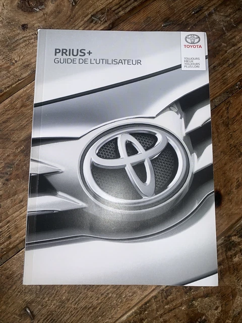MANUEL NOTICE D Utilisation Toyota Prius + EUR 25,00 - PicClick FR