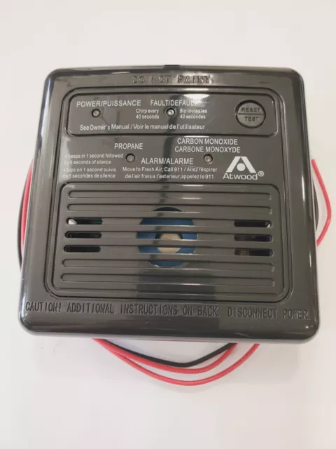 12V Atwood Dometic  31011 Carbon Monoxide & LP Gas Propane Detector Alarm RV