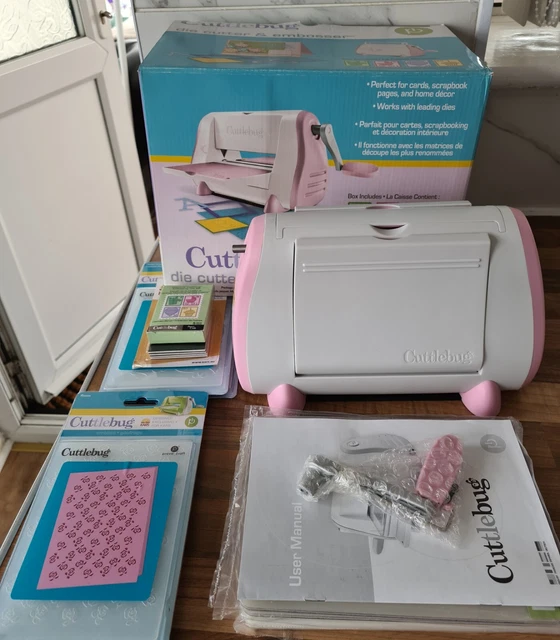 BNIB PROVO CRAFT Cuttlebug Craft Embossing Die Cutting Machine Bundle £