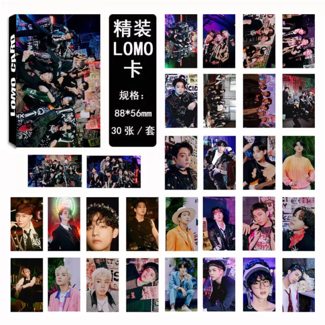 30PCS For BTS Love Yourself Lomo Cards Jimin Bangtan Boys Photocard 3.5 x 2.2"