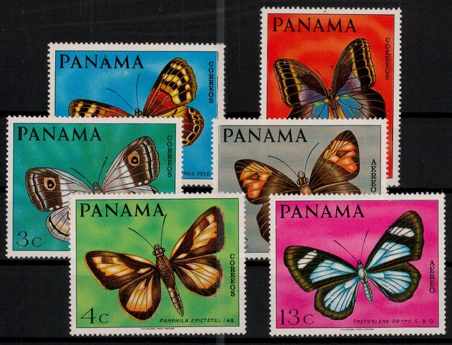 Panama; Schmetterlinge 1968 kpl. **  (17,-)