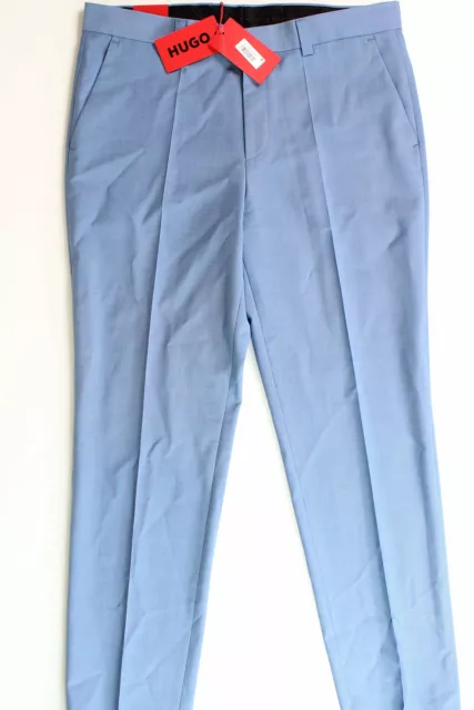 Hugo Boss Men's Modern Fit Light Blue Dress Pants 38 x 32