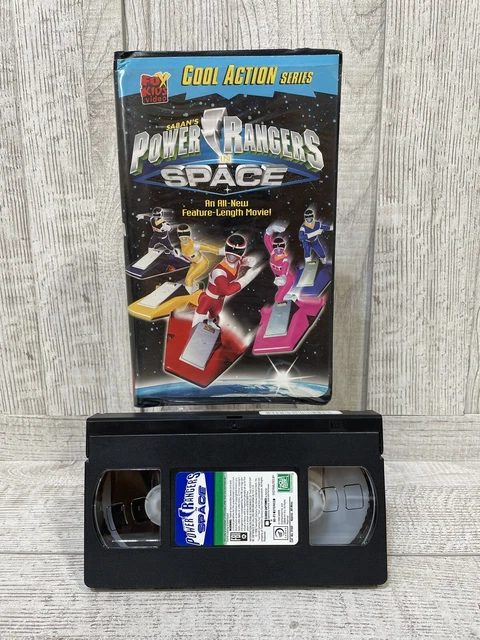 Power Rangers In Space 1998 VINTAGE 1998 SABAN'S Power Rangers in Space Clamshell VHS Video Tape ...