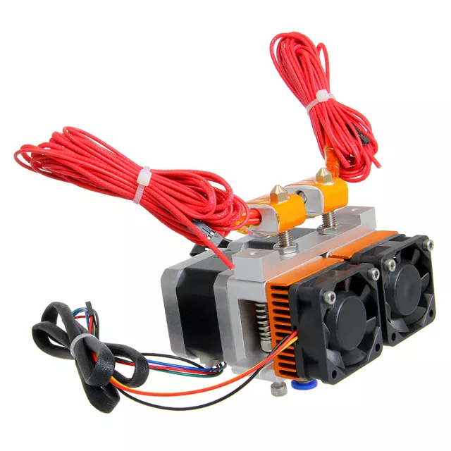 Geeetech 3D-Drucker Dual Head MK8 Dual Extruder 0,35 mm/0,04 mm Düse