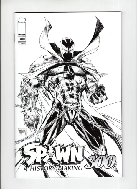 Spawn #300 (Cvr B) (2019) Variant Todd McFarlane Black & White Cover