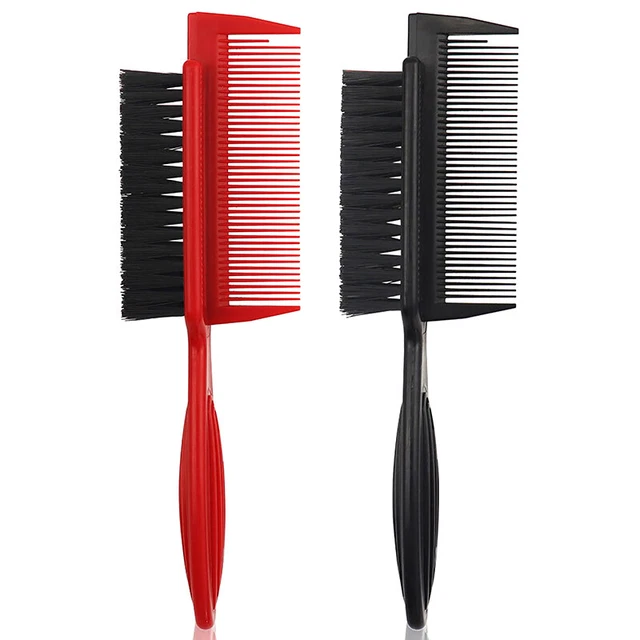 Professional Fade Brush Barber Neck Sweeping Brush Comb Haircut Facial Clean BII