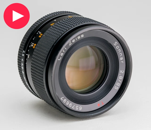 Mit Video! Contax Carl Zeiss - 85mm f2.8 - AEJ - C/Y Mount