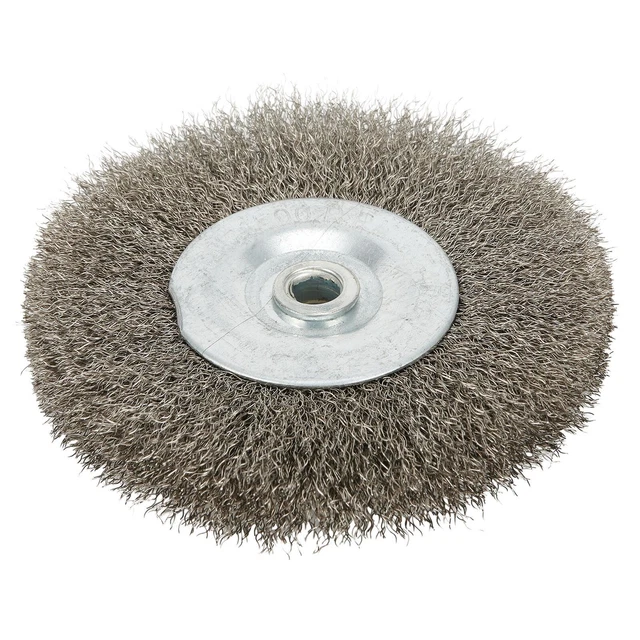 Versatile Wire Wheel Brush 3 Inch Crimped Brush for Deburring and Finishing