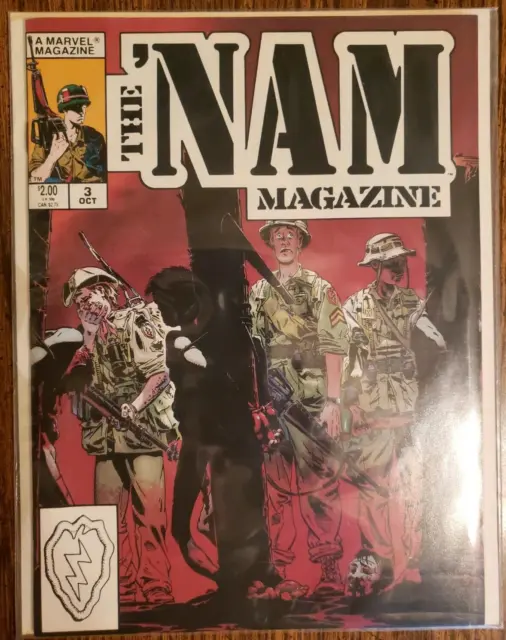 The 'Nam Magazine #3 ~ Vf/Nm 1988 Marvel Comics ~ Vietnam War Stories