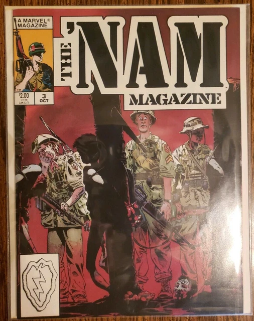 The 'Nam Magazine #3 ~ Vf/Nm 1988 Marvel Comics ~ Vietnam War Stories