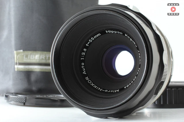 ［N MINT］NIKON Non-Ai Micro-NIKKOR Auto 55mm F3.5 MF Macro F Mount Lens via JAPAN