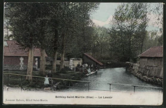 CPA Bethisy-Saint-Martin, Le Lavoir
