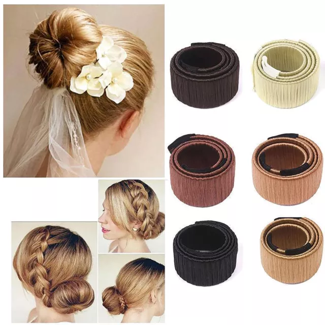 Magic Hair Snap Bun Maker Womens Girls Easy Donut Styling French Twist Roll