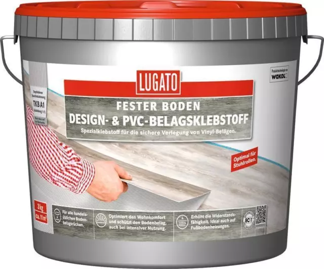 Lugato Design- und PVC-Belagklebstoff 3 kg