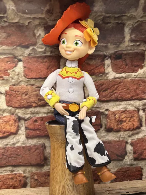 Disney Pixar Jessie Toy Story Doll 12" - Hard Hair - Poseable With HAT (Jesse)