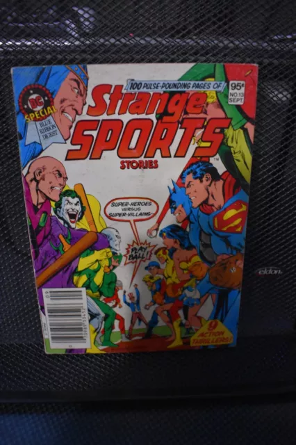 DC Special Blue Ribbon Digest Volume 13 Strange Sports Stories DC TPB 1981 RARE