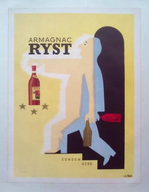 Raymond Savignac Original Vintage French Advertising Poster Ryst 1943