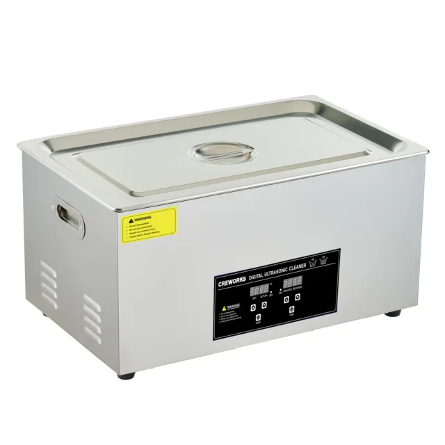 CREWORKS 22L Ultrasonic Cleaner Machine with 600W Heater and Digital Timer