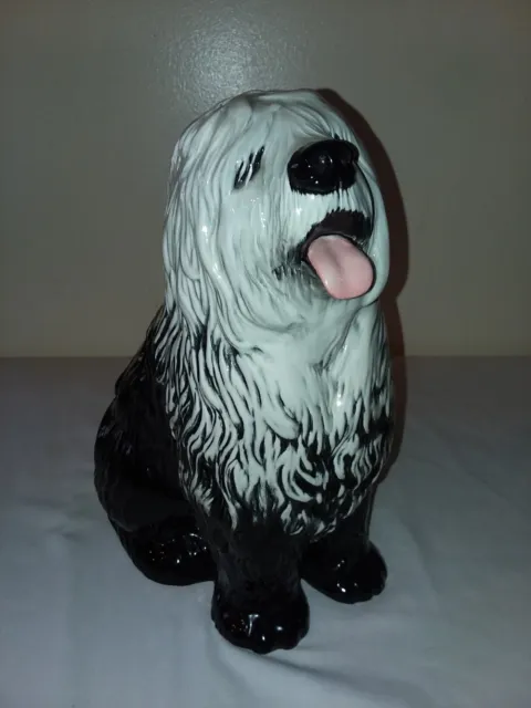 Vintage Large Fireside Model Beswick Old English Sheepdog. 11 1/2" H. England