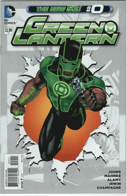 Green Lantern #0 NM DC Comics 2012 New 52 1st App Appearance Simon Baz HBO Show