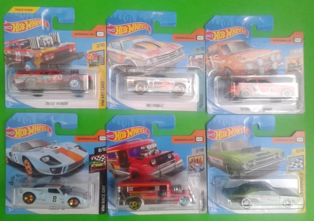 2020 Hot Wheels Cars on short cards No.1 to No.60 - (Choose the one you want)