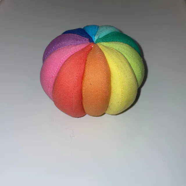 lovevery organic cotton rainbow ball