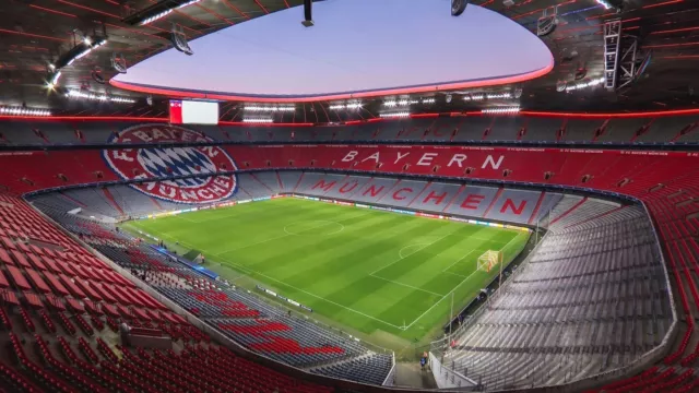 Vinyl Vlies FOTOTAPETE Fußball BAYERN MÜNCHEN Stadion Allianz Arena - 6 motive