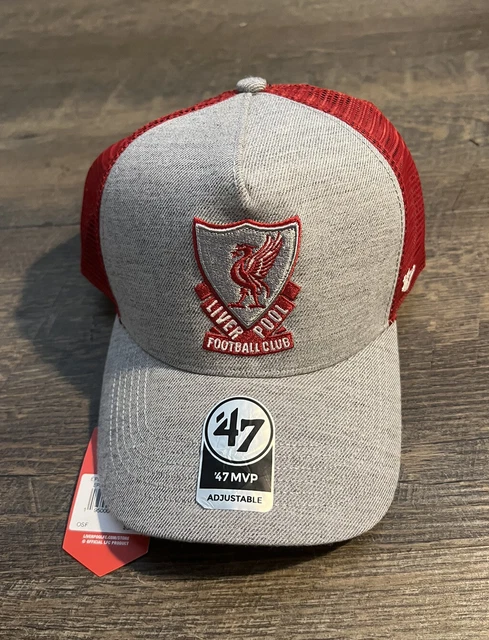 LIVERPOOL FC '47 Charcoal Grey Red Storm Cloud Mesh MVP Cap Hat NEW OSFA RARE LIVERPOOL FC '47 Charcoal Grey Red Storm Cloud Mesh MVP Cap Hat NEW OSFA RARE