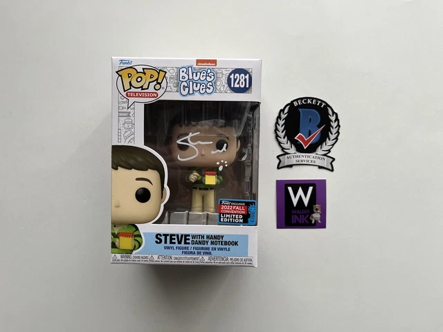 Steve Burns Blues Clues Signed Funko Pop #1180 Beckett COA Steve Burns Blues Clues Signed Funko Pop #1180 Beckett COA