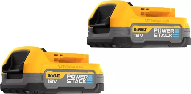 DEWALT Akku-Starterkit-Set DCBP034E2 | 18V / 2x 1,7Ah XR Li-Ion Powerstack Akkus