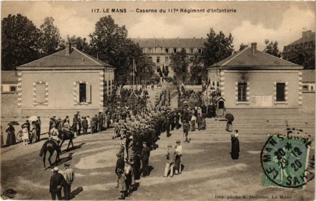 CPA AK Militaire Le MANS - Regiment d'Infanterie (362431)