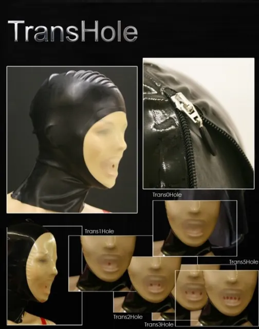 ☑️ LATEXTIL ☑️ - Latexmaske "TRANSHOLE" - latex mask rubber - NEU / NEW