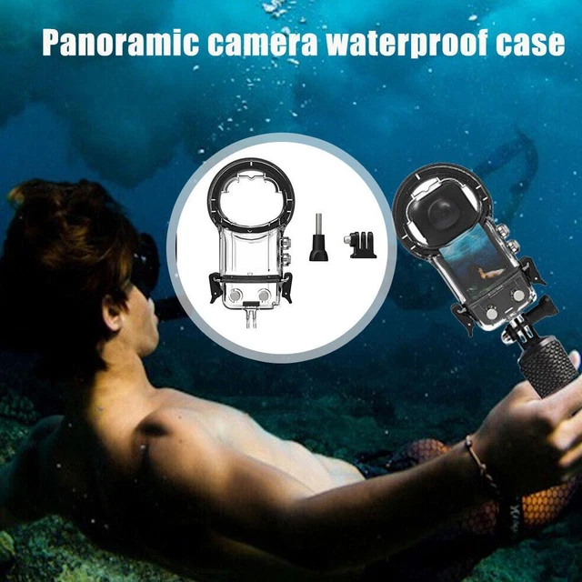 Estuche impermeable para cámara panorámica Insta360 X3 sellado protector de buceo L0Y0