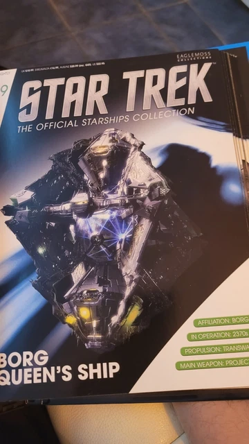 Star Trek Eaglemoss Issue 109 Borg Queens Ship & Magazine