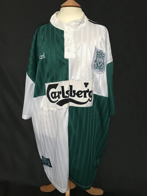 Liverpool Yellow Away Kit 90s LIVERPOOL 1995 1996 Away Original