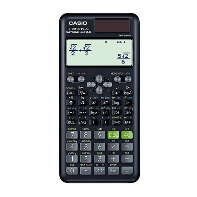 Calculatrice scientifique Casio FX-991ES Plus-2e édition avec facture originale