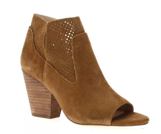 Steven by Steve madden 249186 Womens Ready Open Toe Bootie Tan Size 8 Medium