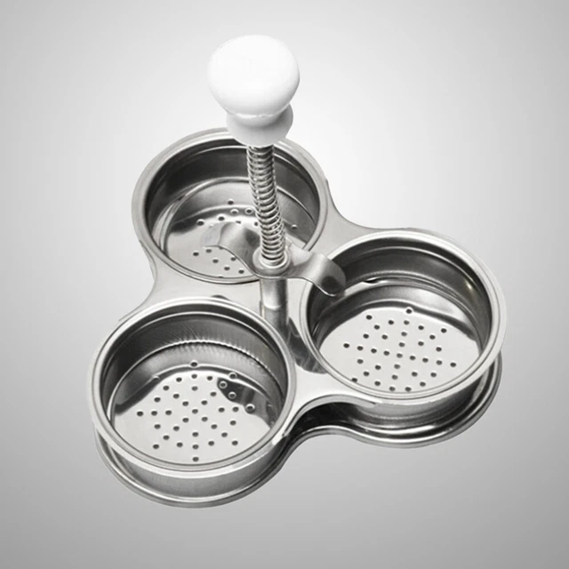 2 piezas utensilios de cocina microondas olla de huevos sartén de desayuno vaporizador de huevos