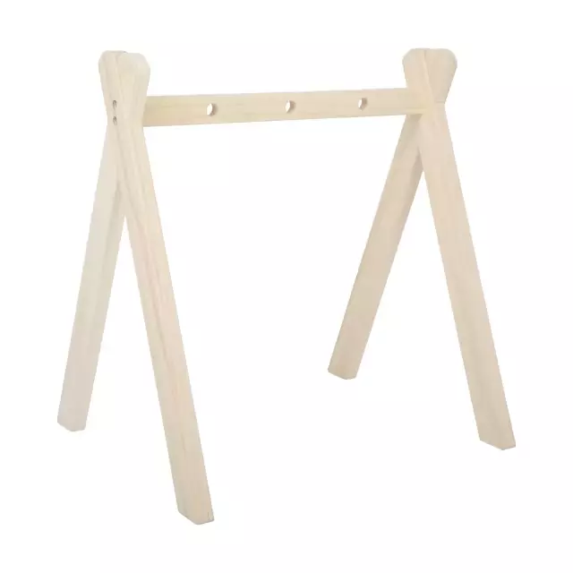 Baby Play Gym Infant Rack Wooden Activity Gym Hanging Bar Toy for Infants