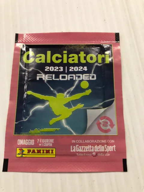 bustina FIGURINE CALCIATORI PANINI 2023 - 2024 -  2° USCITA RELOADED