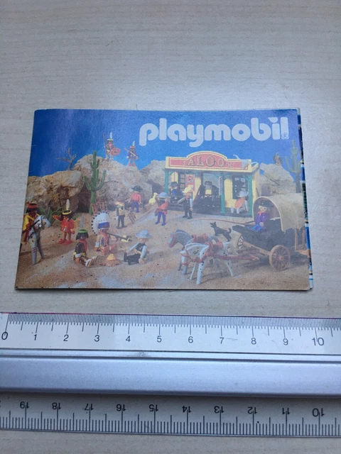 RARE CATALOGUE PLAYMOBIL 1977 Knight LEAFLET FLYER DEPLIANT VINTAGE