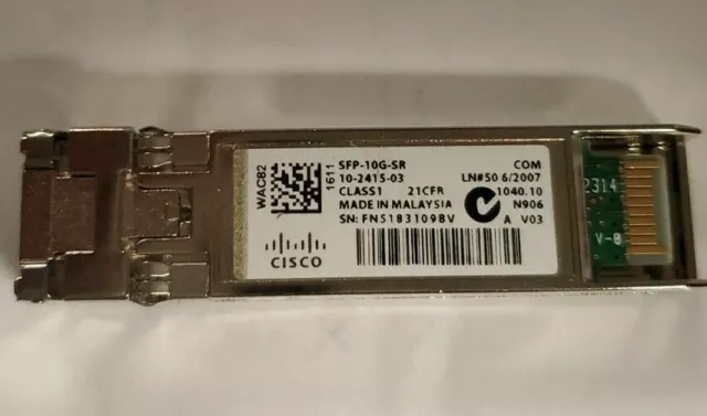 Originale Cisco SFP-10G-SR Trasmettiore Ricevitore - Versione Può Essere Vari