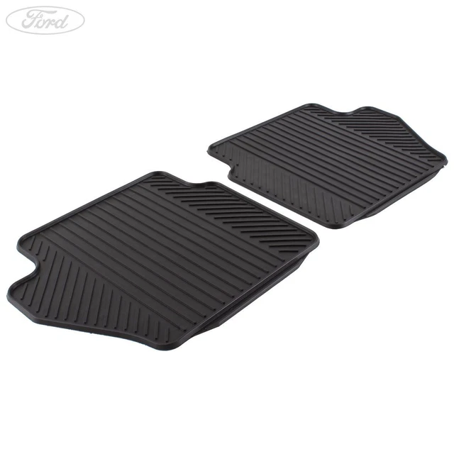 GENUINE FORD FIESTA Mk7 Rear Rubber Contoured Car Floor Mats 20082019