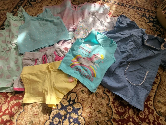 Bundle Of Girls Summer Clothes Size 2-3 Years
