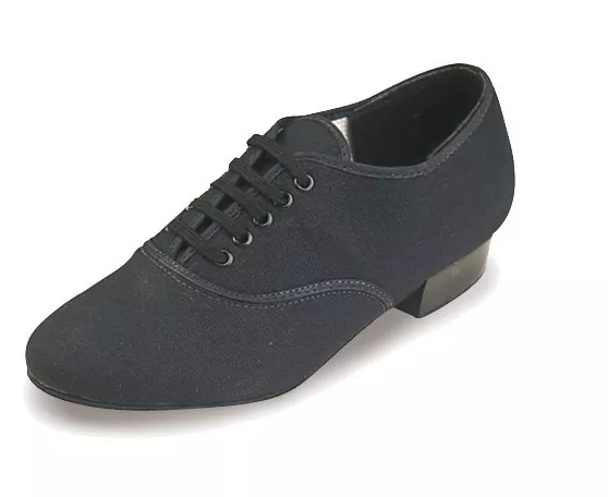 Scarpe da ballo personaggio oxford in tela da ragazzo tacco basso - taglie assortite - CLEARANCE